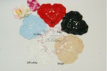 Doilies HEART 14-15 cm, Pack of 2